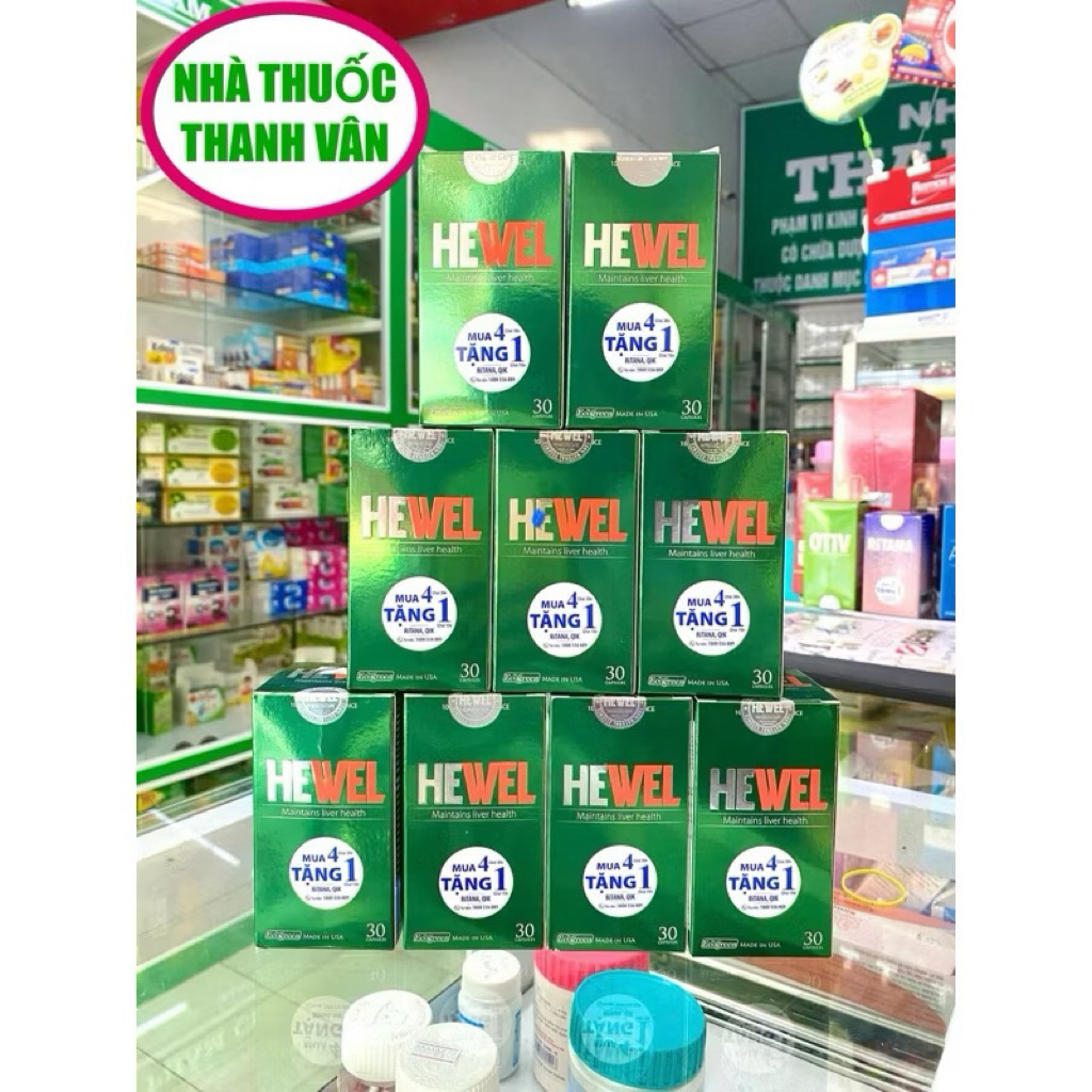 Combo 2lọ Hewel 30v có tem tích điềm tặng phẩm(4lọ 30v tặng lọ 15v)