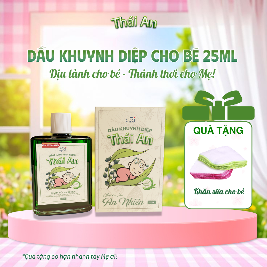 Dầu Khuynh Diệp Cho Bé Thái An Dầu Thoa Em Bé Mùi Hương Phấn Thơm/Hương Hoa