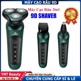 Máy Cạo Râu 9D SHAVER - Máy Cạo Râu 3 Trong 1 Hàng Nhập Cao Cấp-Bảo Hành Lỗi 1 Đổi 1