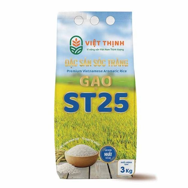 Gạo ST25 - 3kg - gạo ngon nhất thế giới – Gạo Việt Thịnh