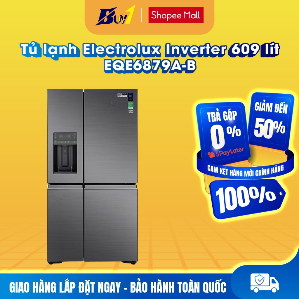 EQE6879A-B - Tủ lạnh Electrolux Inverter 609 lít EQE6879A-B - Hàng chính hãng