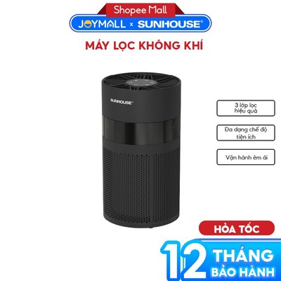 Máy Lọc Không Khí Sunhouse SHD-AP9711, Hàng Chính Hãng, 3 Lớp Lọc Hiệu Quả, Đa dạng Chế Độ - JoyMall