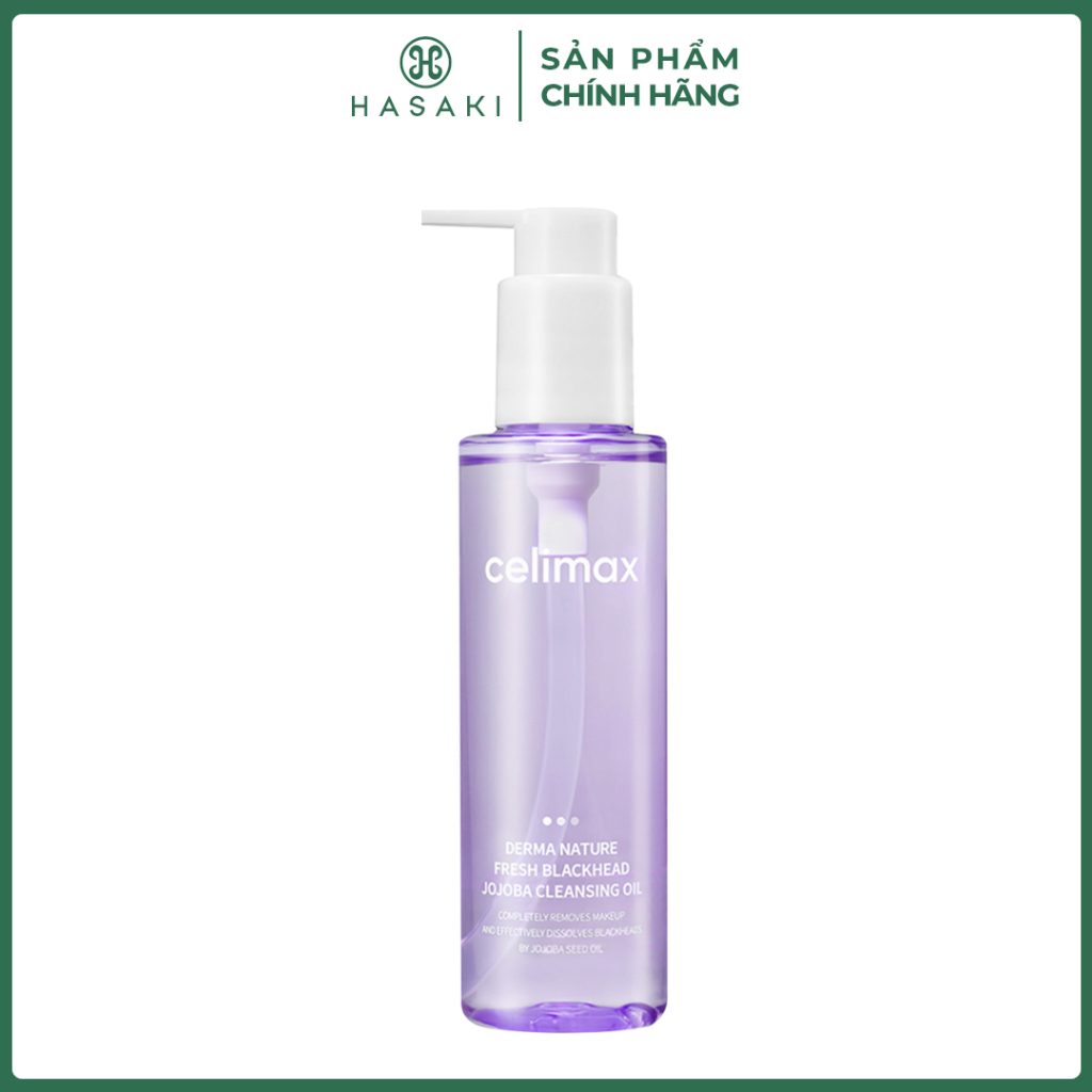Dầu Tẩy Trang Celimax Sạch Sâu, Giảm Mụn Đầu Đen 150ml Hasaki Sản Phẩm Chính Hãng