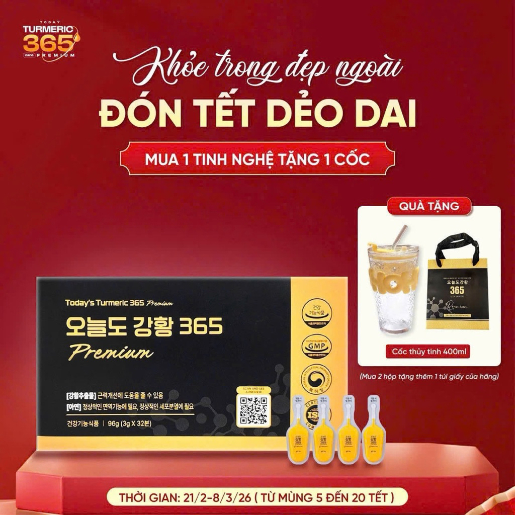 [MUA 1+1] NGHỆ NANO 365 CURCUMIN HÀN QUỐC