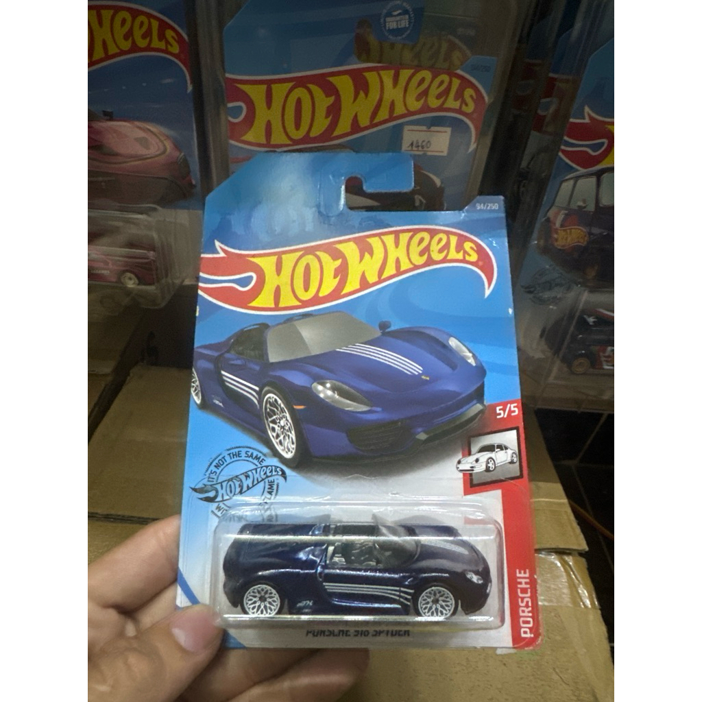 (Hoả tốc SG) Xe mô hình 1:64 Hot Wheels chính hãng Mattel Super Treasure Hunt STH Porsche 918 Spyder