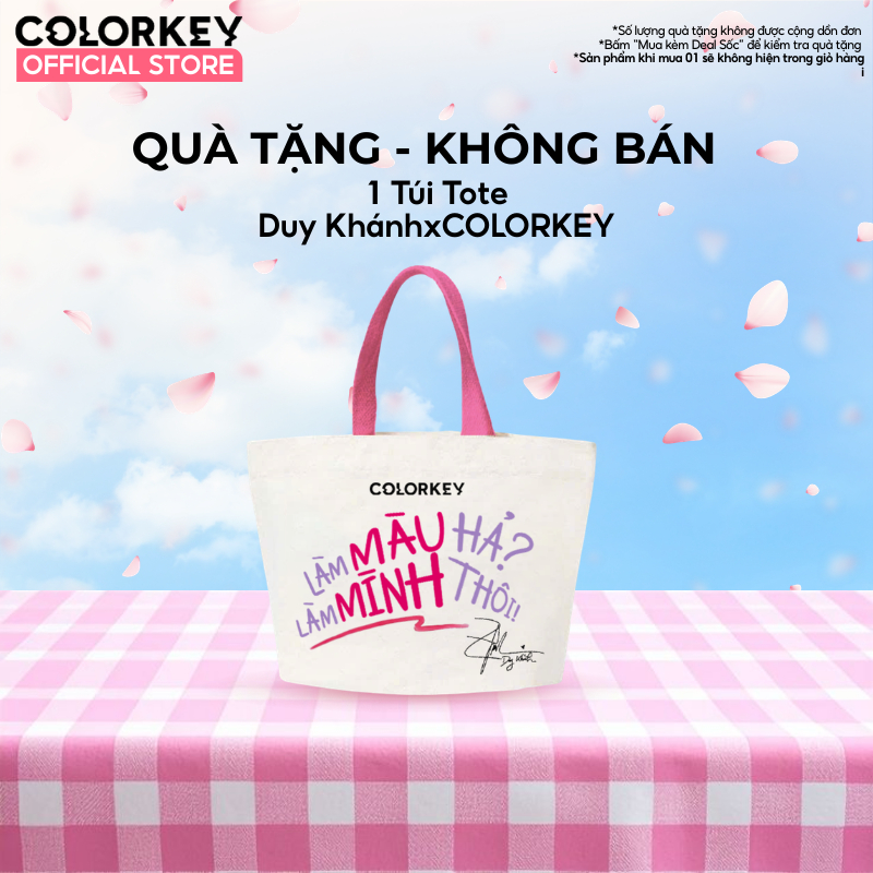 [QUÀ TẶNG - KHÔNG BÁN] COMBO 1 Túi Tote Duy Khánh Zhou Zhou x COLORKEY