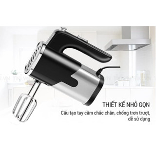 Máy đánh trứng cầm tay LUMABELLA 800W có 5 chế độ điều chỉnh dễ dàng sử dụng với nhu cầu của bạn - 6621