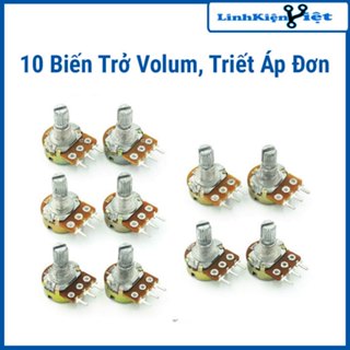 Bộ 10 Biến Trở Volum, Triết Áp Đơn