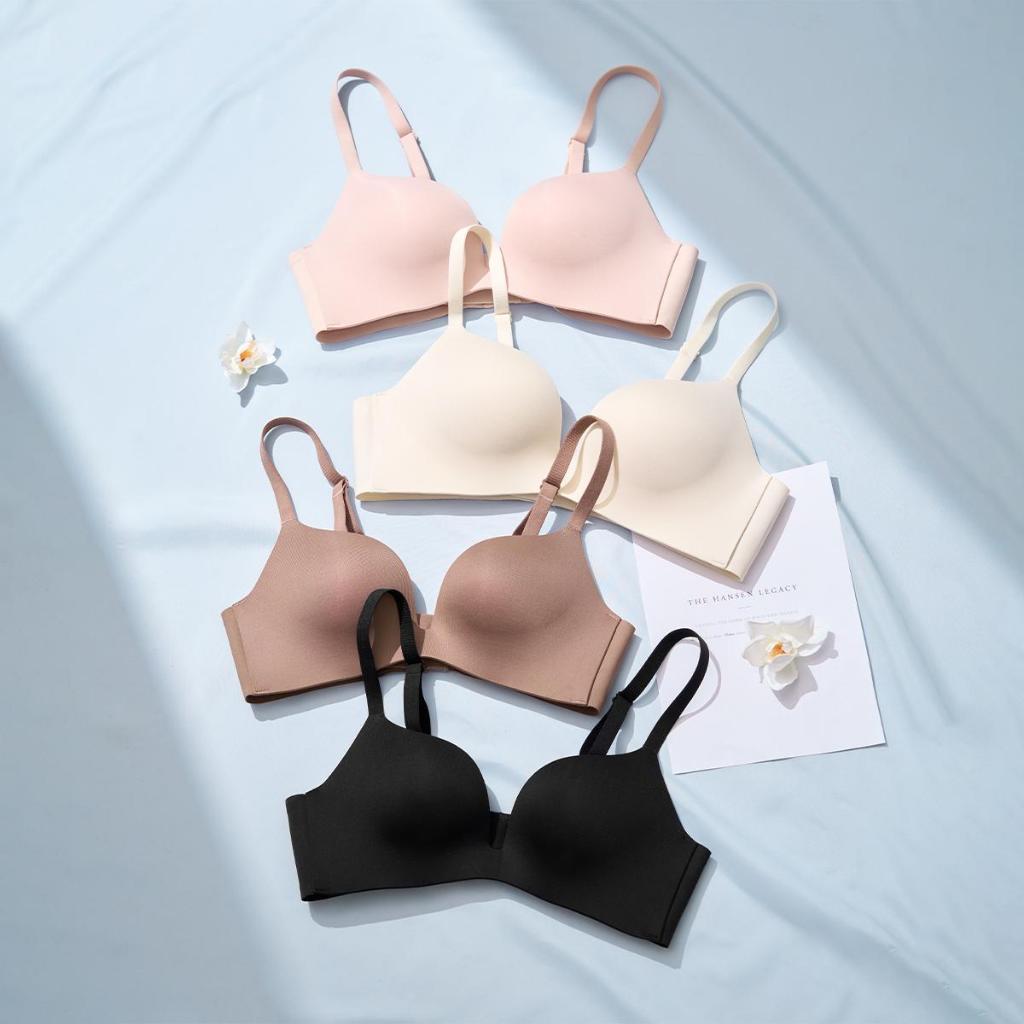 [Quà Tặng không bán] Áo lót không gọng Pazzini chất liệu su đúc mềm mịn,đệm vừa, không đường may mặc