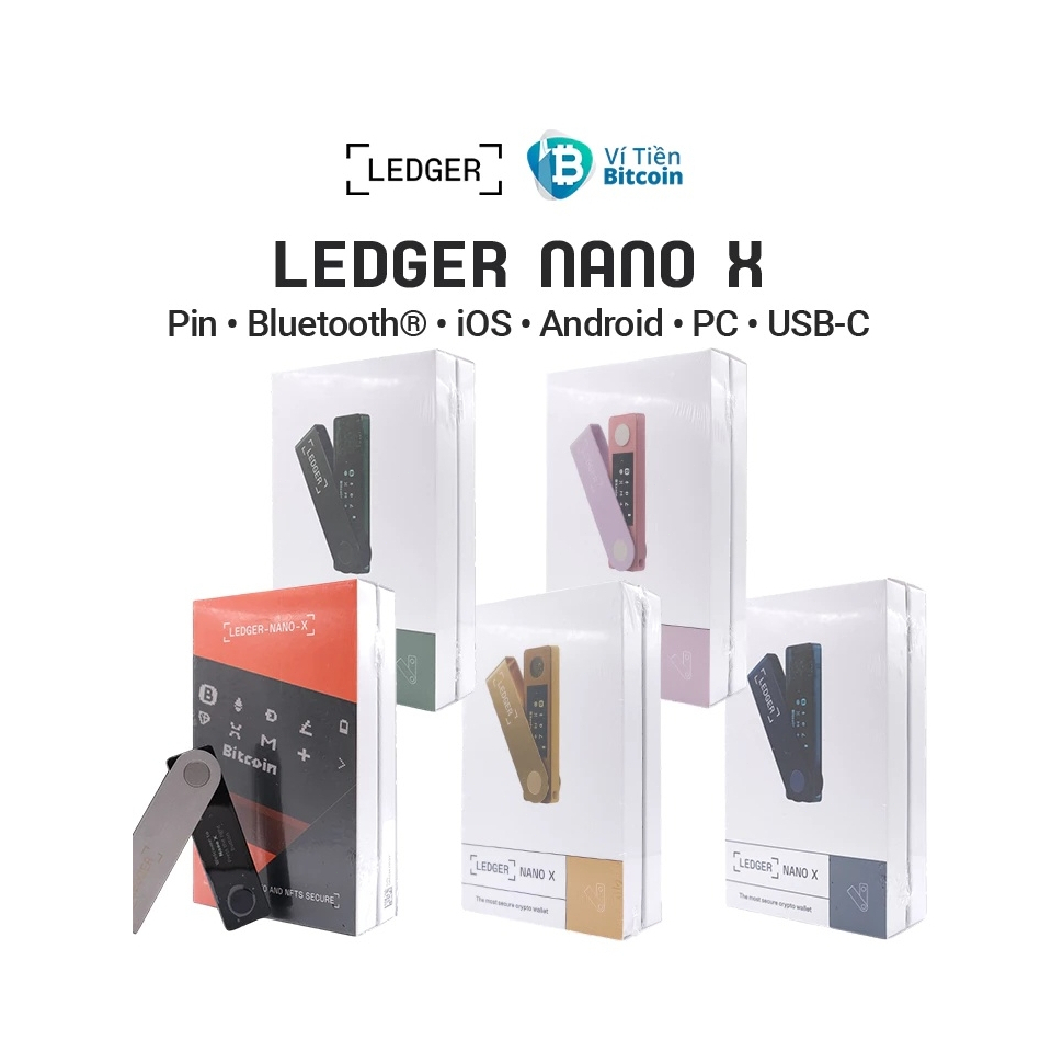 Ví lạnh Ledger Nano X chính hãng Pháp
