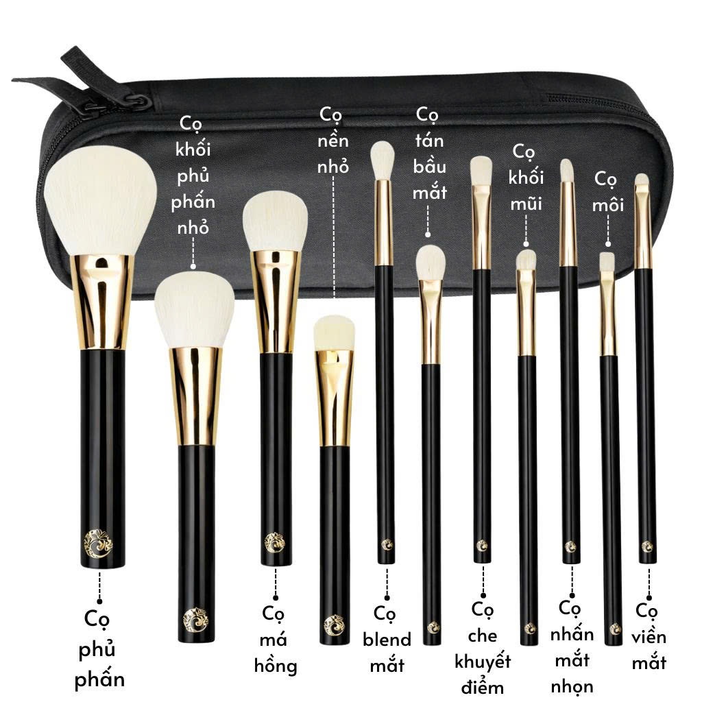 Bộ cọ trang điểm 11 cây MSQ Picasso