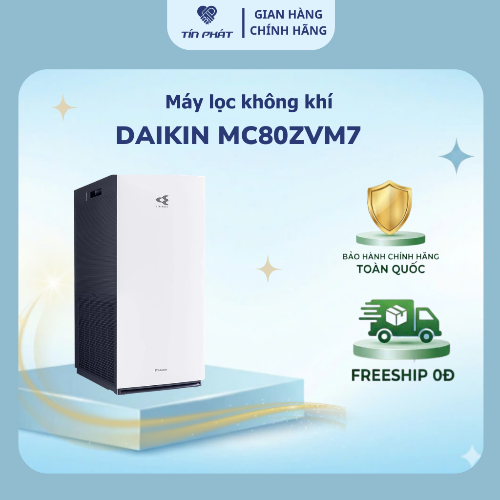 Máy lọc không khí Daikin MC80ZVM7 - Điều khiển app - Twin Streamer