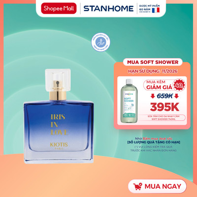 Nước hoa cao cấp với hương hoa tinh tế quý phái quyến rũ cho nữ giới KIOITS IRIS LOVE 50ml