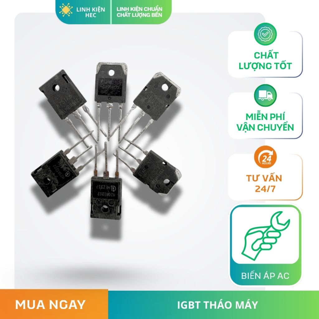 IGBT bếp từ,sò bếp từ FGA25N120 H20R1203 H20R1202 H30R1203 H30R1602 H40R1203 H40PR5 tháo máy nguyên 