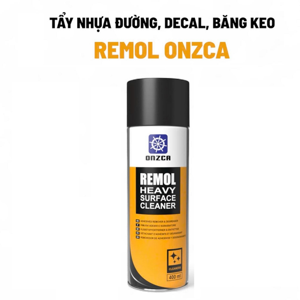 Dung Dịch Tẩy Nhựa Đường, Decal, Băng Keo Onzca Remol Dung Tích 400ml