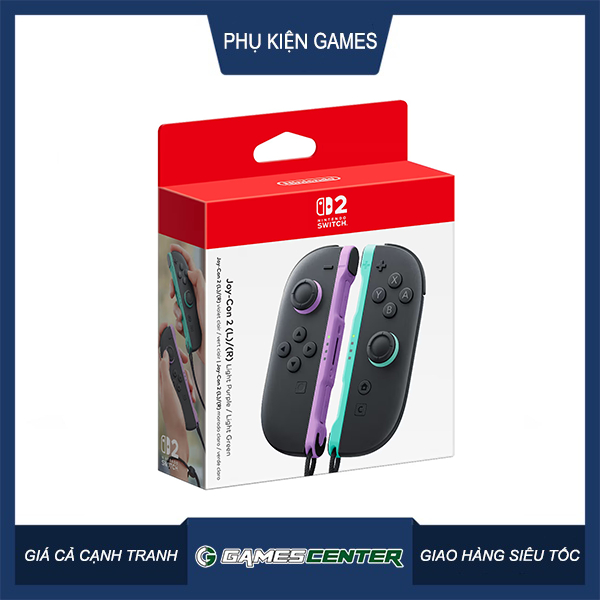 Tay cầm Nintendo Switch 2 - Joy-Con 2 - Light Purple/Light Green