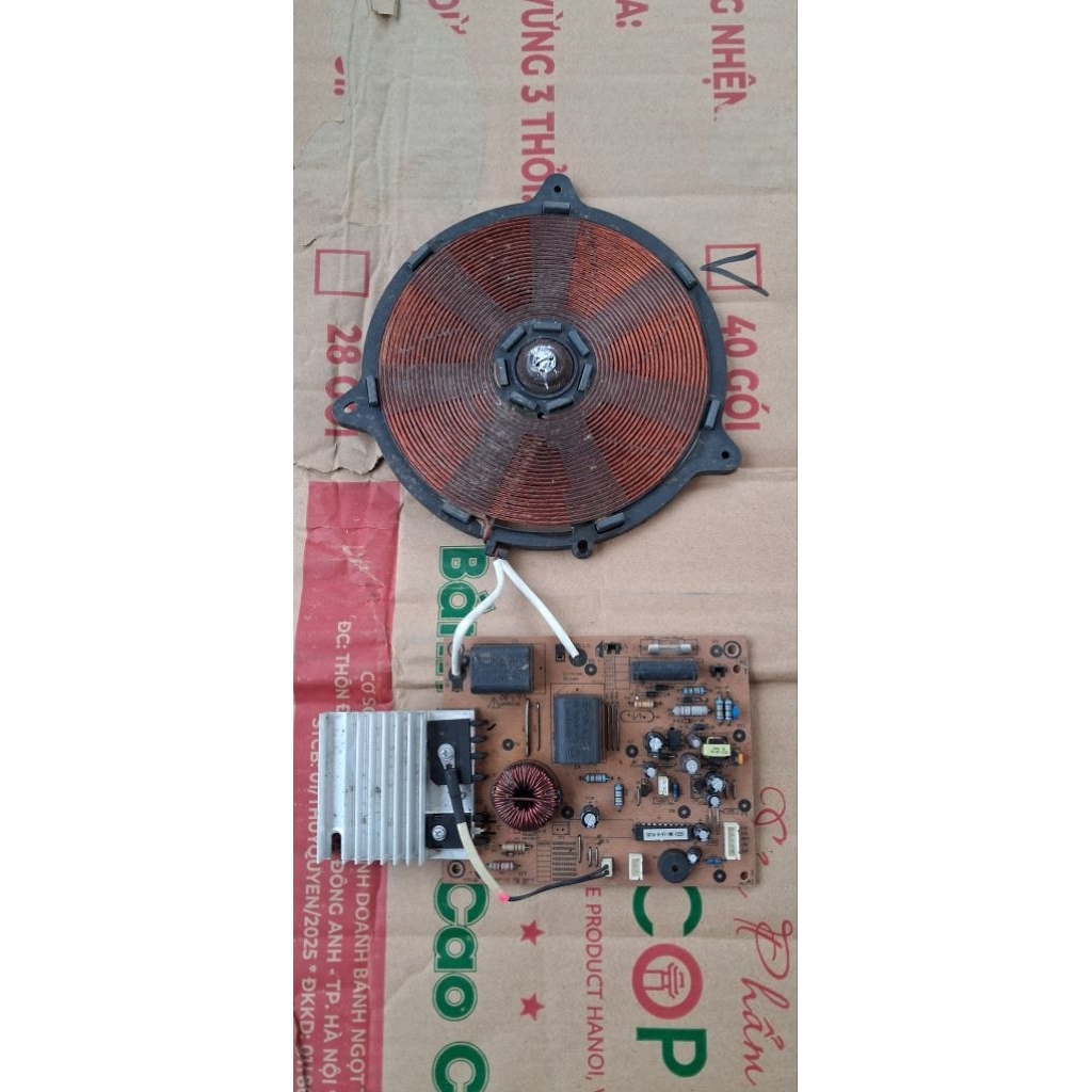 Mạch nguồn, mạch hiển thị bếp từ Midea MI SV19DE