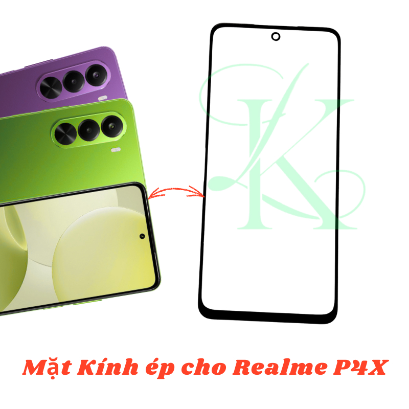 Kính ép trên màn hình dành cho Realme P4x