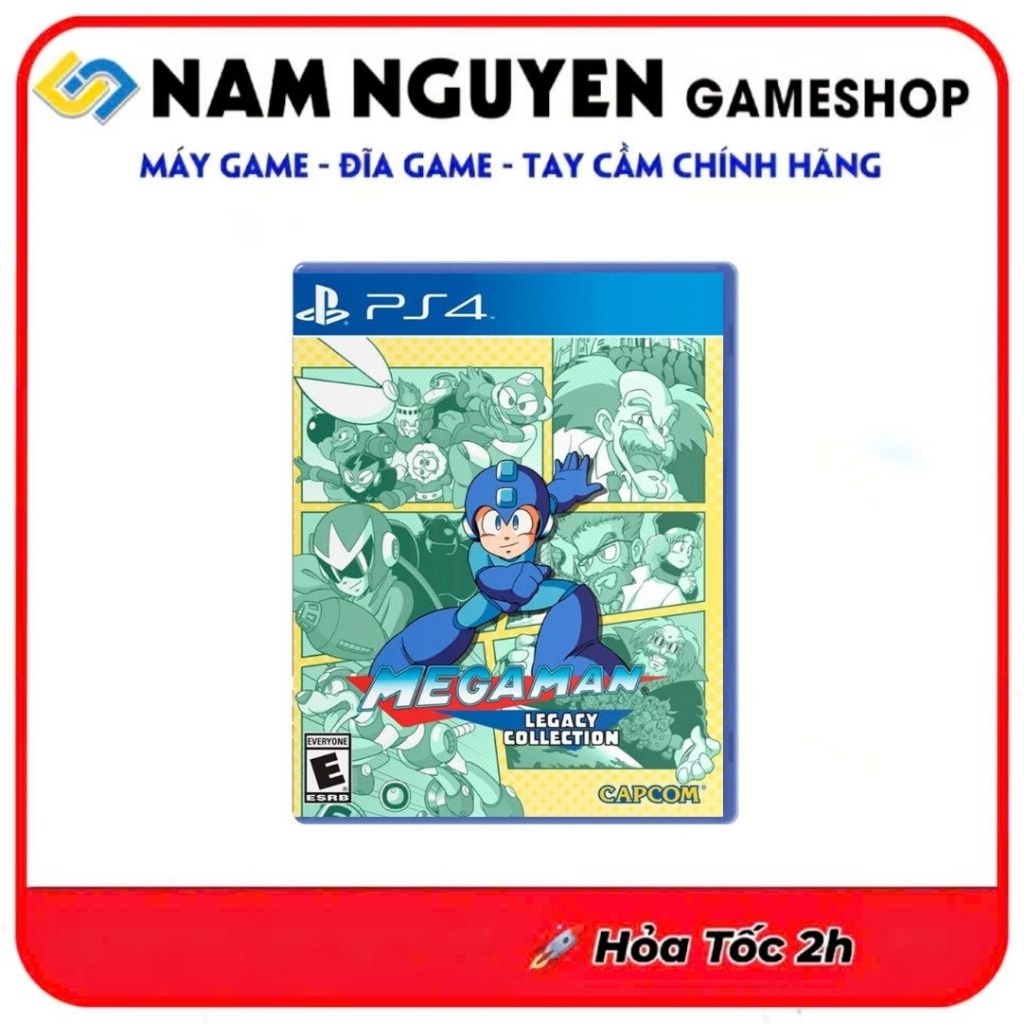 Đĩa Game PS4 | Megaman Legacy Collection (6 games in 1)