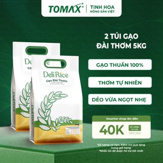 Combo 2 Túi Gạo Đài Thơm Deli Rice 5kg Dẻo Mềm, Thơm Ngon Tự Nhiên – TOMAX