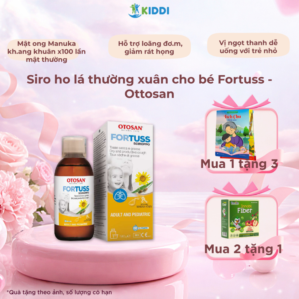 Siro Ho Otosan Fortuss - Men Sống Bạch Mai Chai 180ml