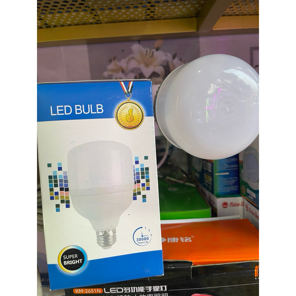 Bóng Đèn Led Trụ 30w 50w, Đèn Bulb, Đèn trắng sáng