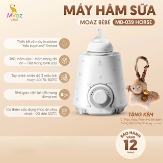 [MẪU MỚI 2026] Máy hâm sữa Moaz bebe MB039 hâm sữa, tiệt trùng, hâm nóng đồ ăn - Bảo hành 12 tháng chính hãng