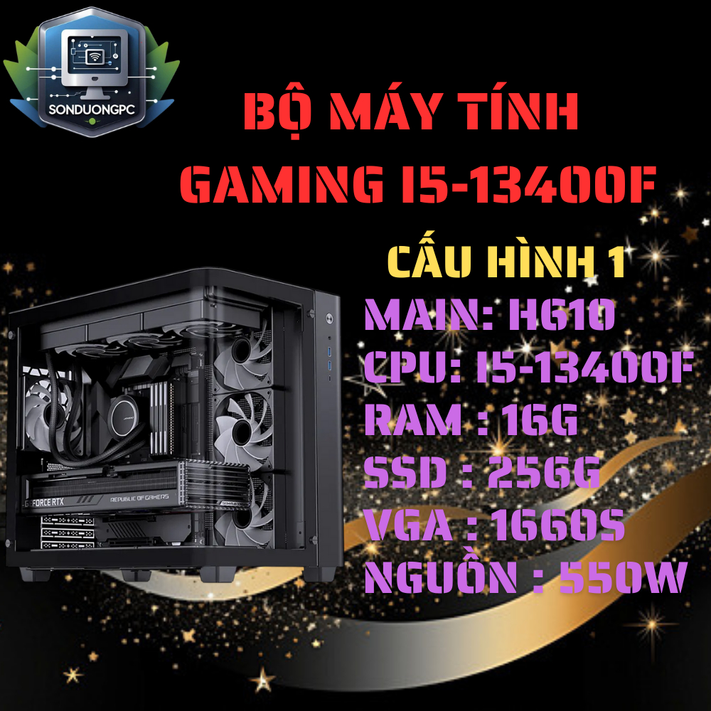 Bộ Máy Tính Core Intel i5-13400F Gaming