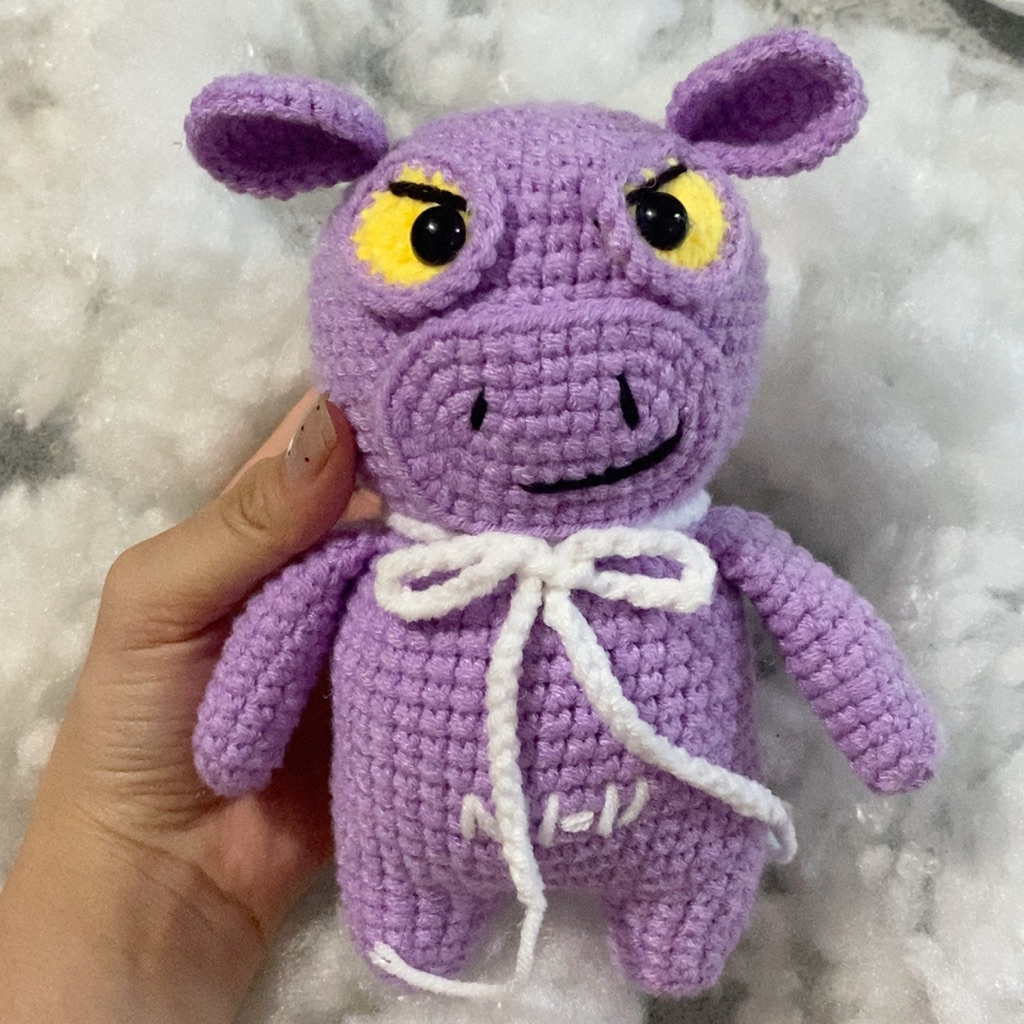 HÀ MÃ NỖI GIẬN MẪU LEN HANDMADE