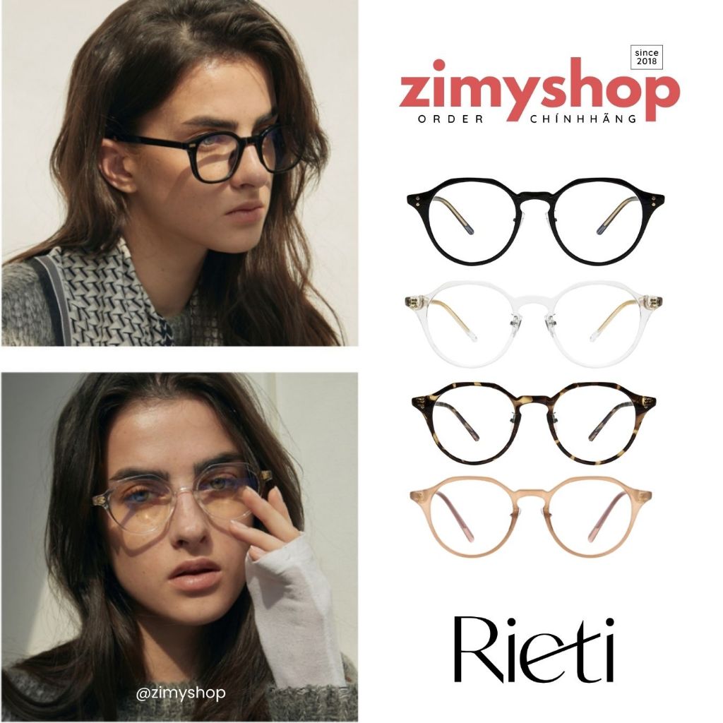 CHÍNH HÃNG KÍNH UNISEX RC B010 COC RIETI HÀN QUỐC