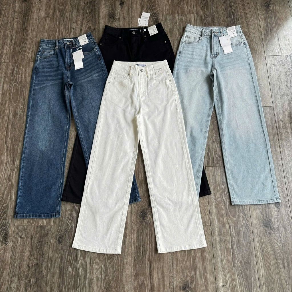 Quần Jean Suông Nữ 100-102cm (SZR02) SofM Wear