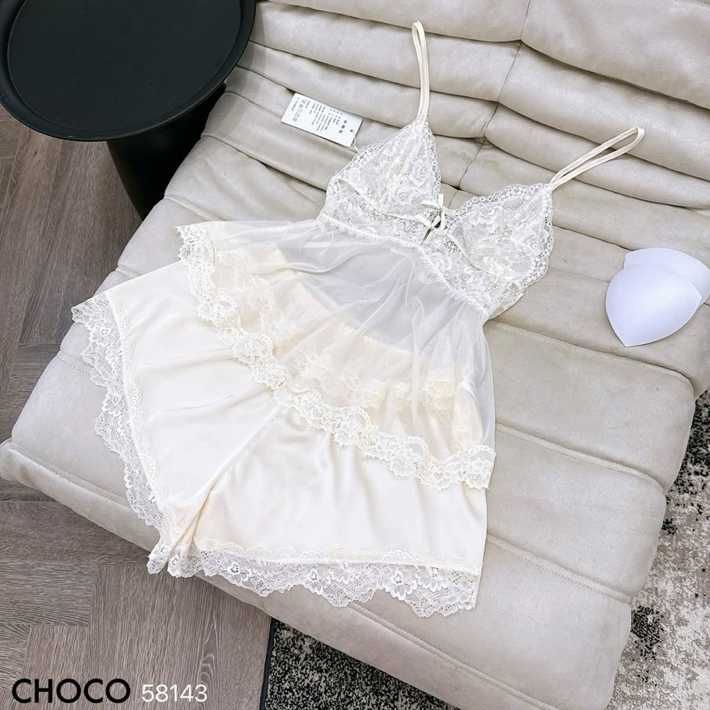 ĐỒ NGỦ NỮ 2S MIX REN 2S SEXY CÓ ĐỆM CỘC TAY CHUẨN ẢNH THẬT LỤA QC NHẬP KHẨU - BỘ 2S SEXY NỮ MẶC HÀ S