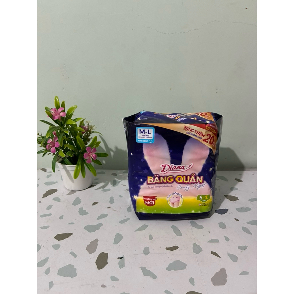 Diana Băng Quần Comfy Night (Size M-L, 5+1)