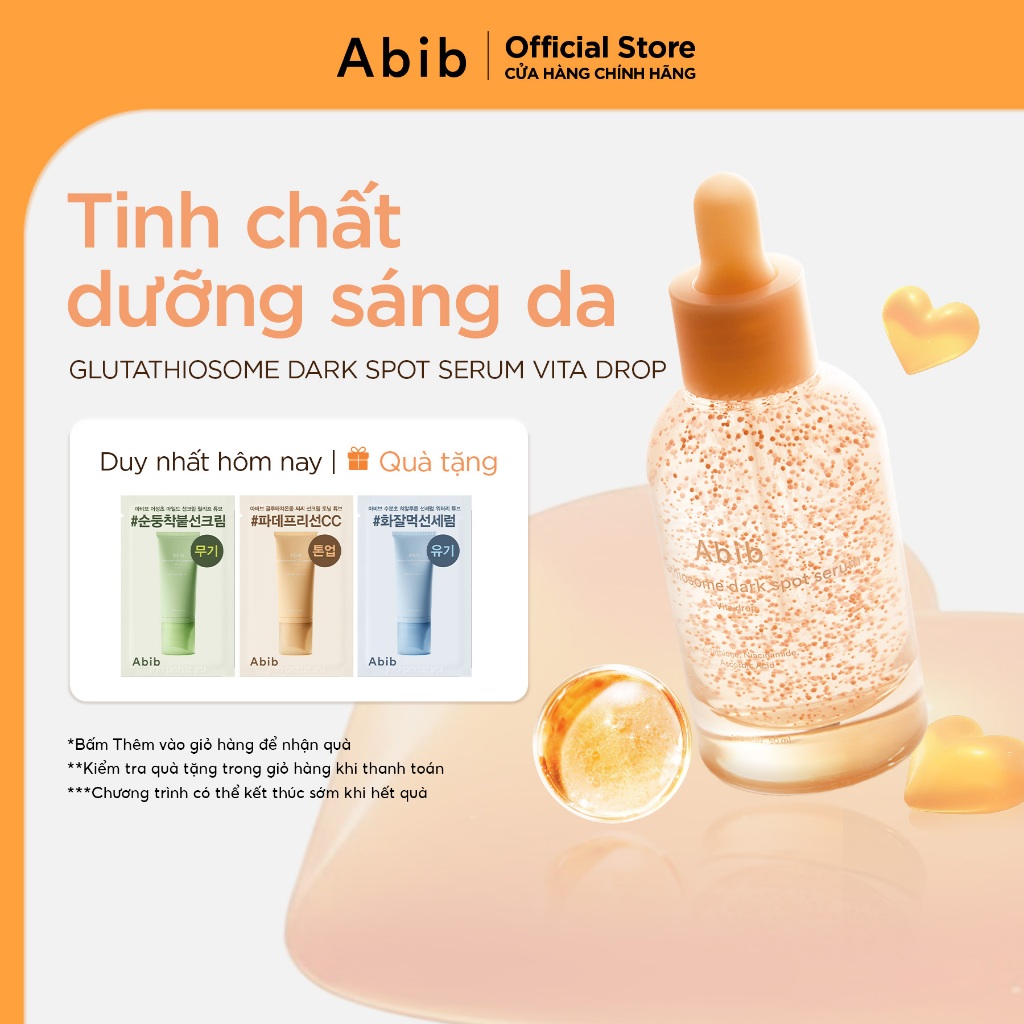 Tinh chất dưỡng sáng da, mờ thâm Abib Glutathiosome dark spot serum Vita drop 50ml
