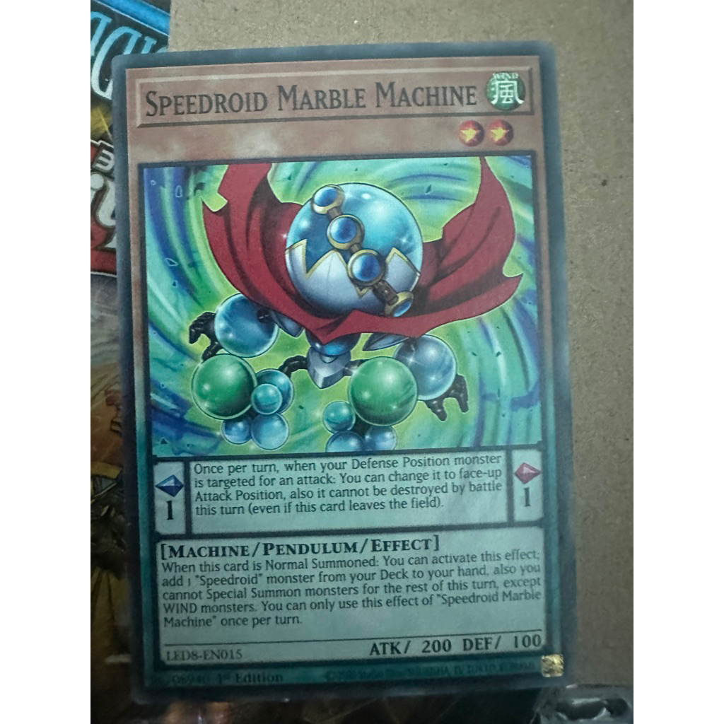 Bài yugioh: speedroid marble machine