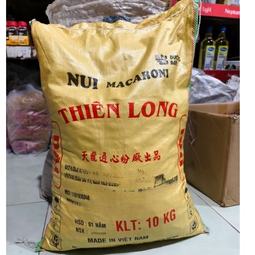 Nui ống vàng ( Dài / Ngắn ) Thiên Long - (  5kg / 10 kg )