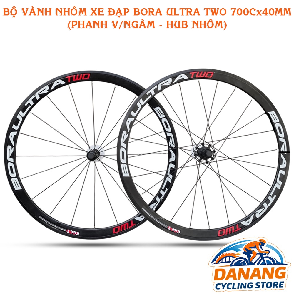 Bộ Vành Nhôm Xe Đạp Road BoraUltra Two 700Cx40mm – Cối Nổ, Quay Trớn