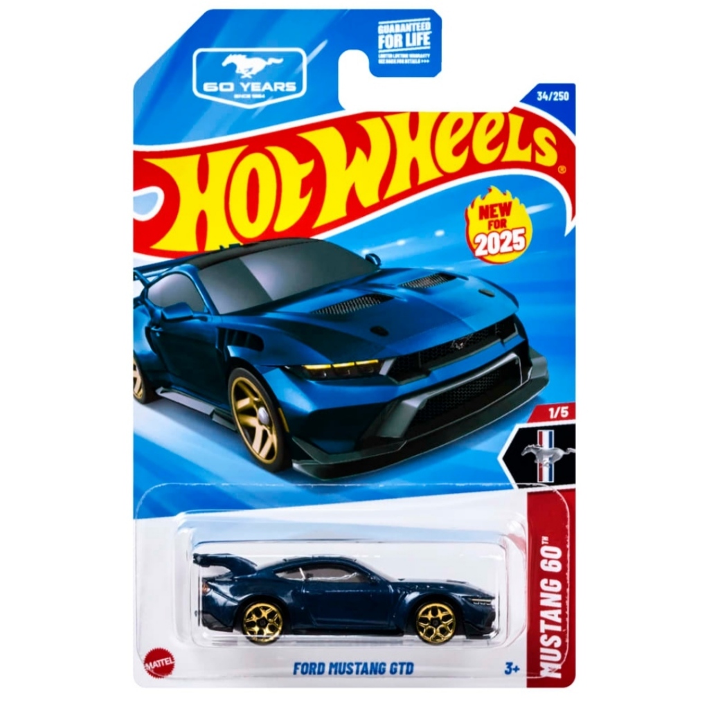 Hot Wheels Basic - Ford Mustang GTD 34/250 2025 (new Card)