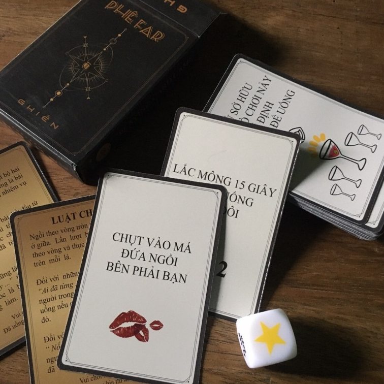 Bộ bài "PHÊ FAR" – 50 lá bài drinking game cực vui cho hội bạn thân | Ghiền Mystery