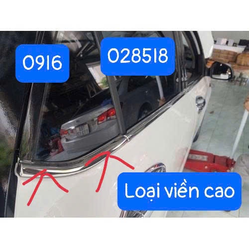 [Grand i10] Nẹp chân kính inox theo xe Grand i10 bản hatchback và sedan