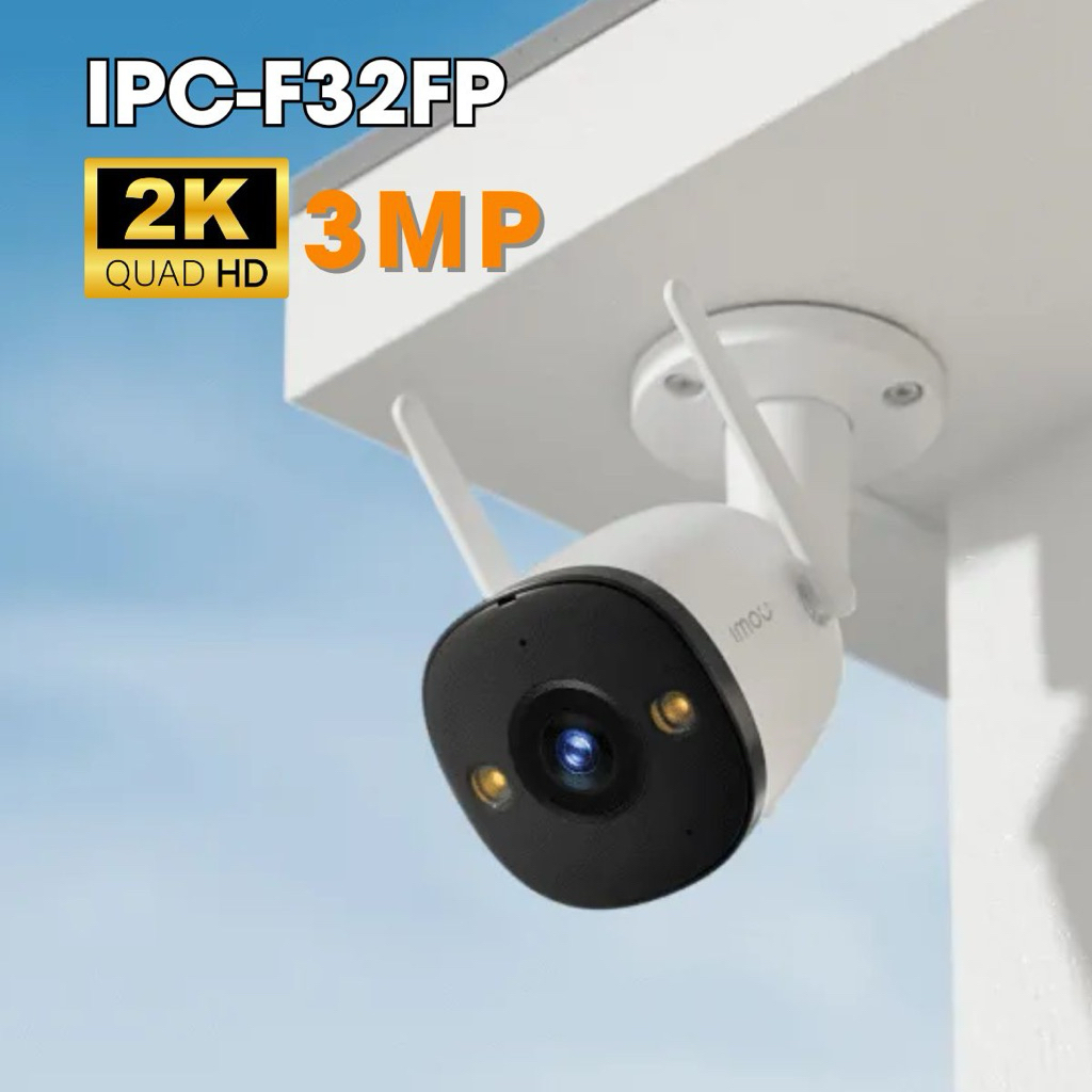 Camera Ngoài Trời IMOU F32FP 2K,F52FP 3K Có màu ban đêm