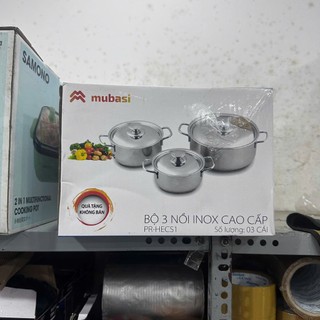 HOT - Bộ 3 nồi Inox Sharp cao cấp