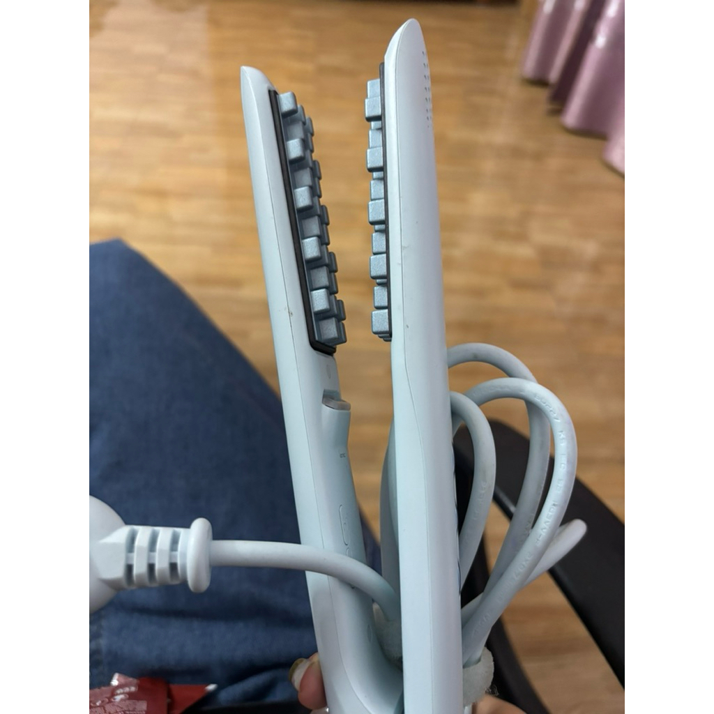 pass máy dập xù bumas màu xanh mint siu iu