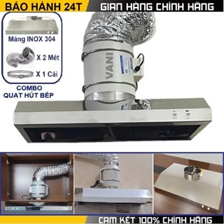 Quạt hút mùi bếp + máng INOX