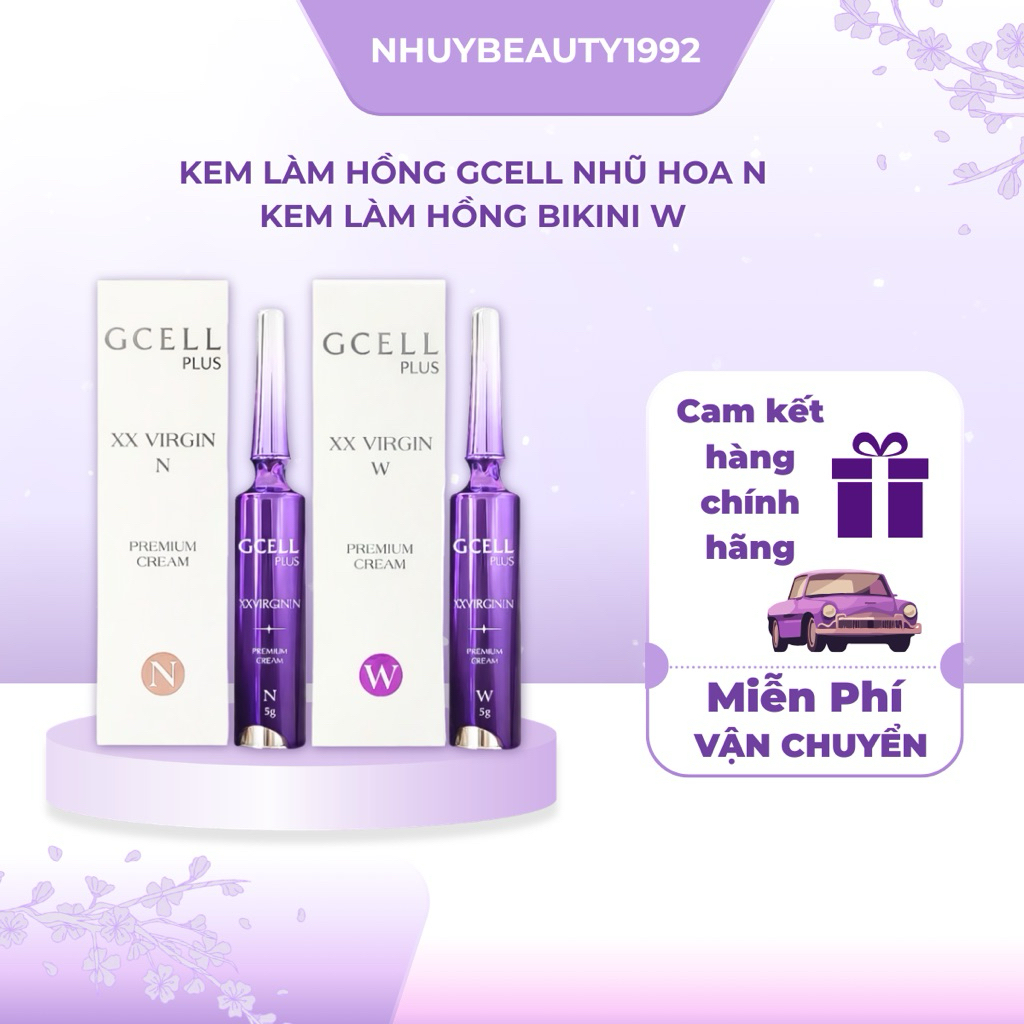 Kem Làm Hồng Nhũ Hoa Gcell Xx Virgin 5g/10g