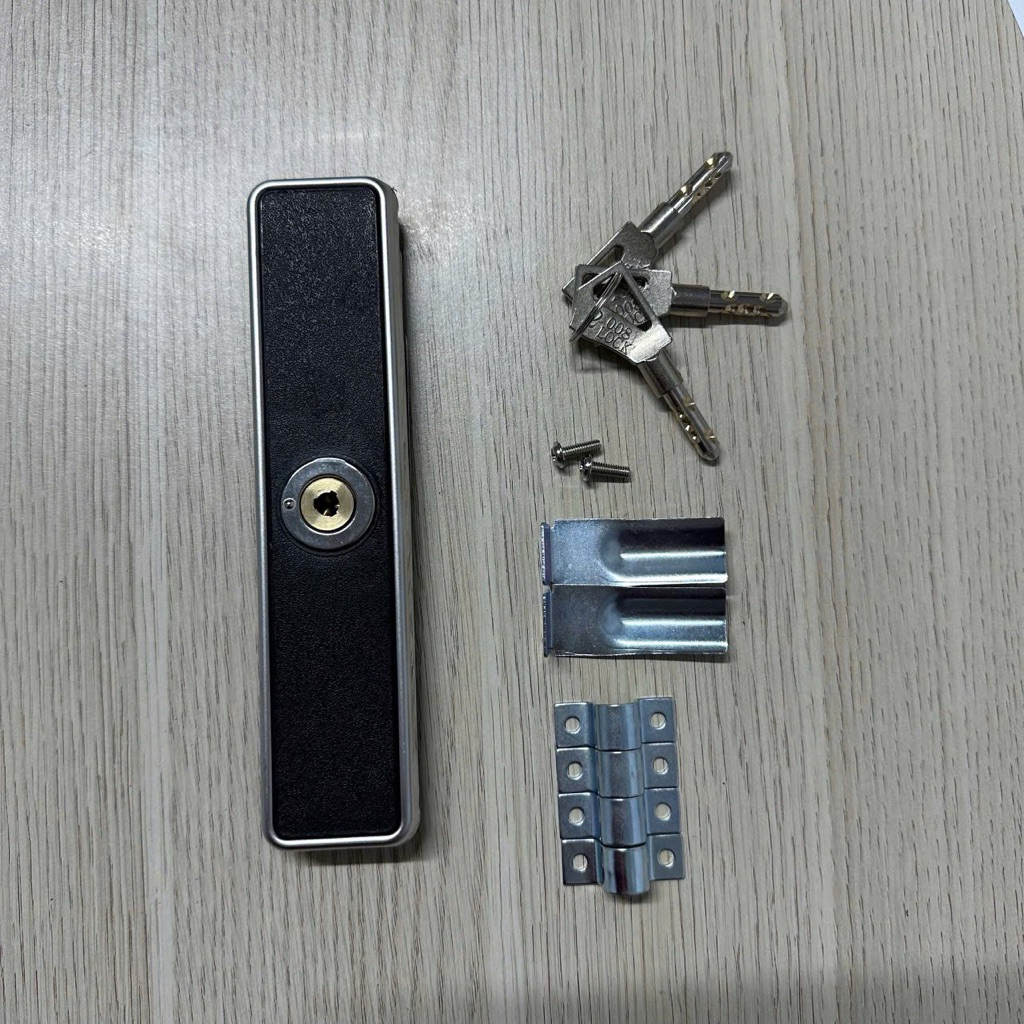 Khóa Cửa Cuốn 3 Gân Xịn Cao Cấp | Khóa Cơ Dày Chống Cắt | Phụ Kiện Cửa Cuốn Chính Hãng