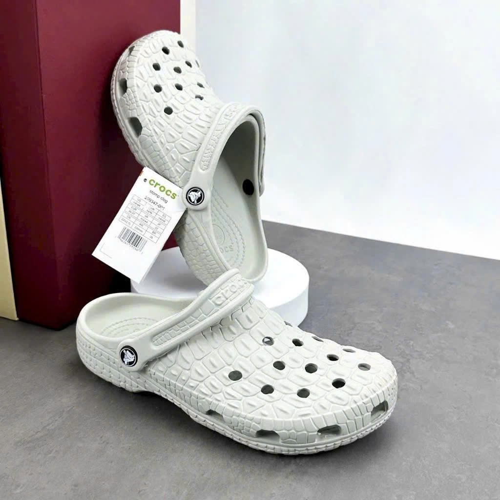 Dép sục Crocs Baya vân cá sấu, sandal Crocs Classic thời trang nam nữ