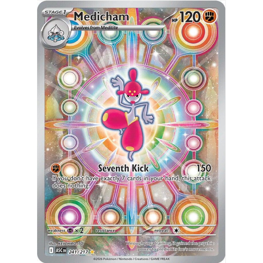 [Thẻ bài Pokemon TCG] Medicham 241/217 Illustration Rare