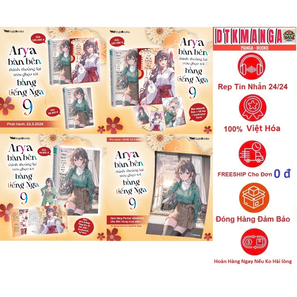 Truyện - Arya Bàn Bên Thỉnh Thoảng Lại Trêu Ghẹo Tôi Bằng Tiếng Nga Full Quà – Tập 9 8 7 6 5 4.5 4