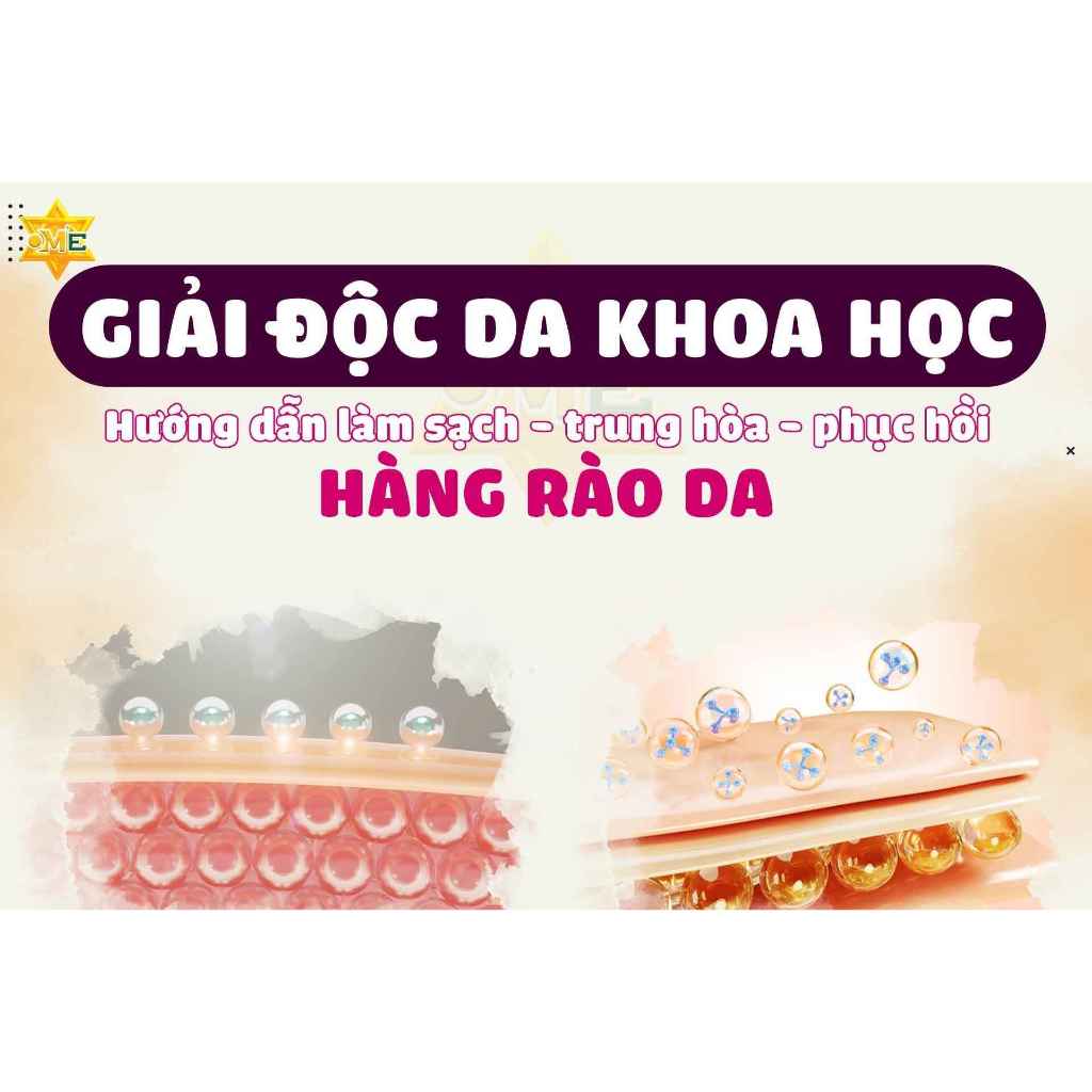 Khóa học Giải độc da khoa học: Hướng dẫn làm sạch - trung hòa - phục hồi hàng rào da - Khóa học Online - Trung tâm OM'E